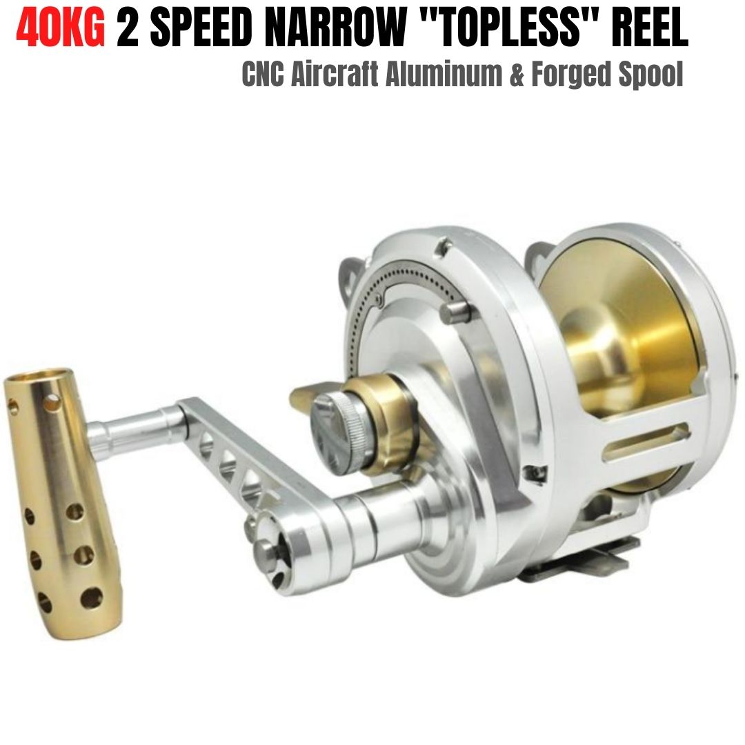 Aluminum CNC Machined Fishing Reel Lever Drag Right or Left Handed