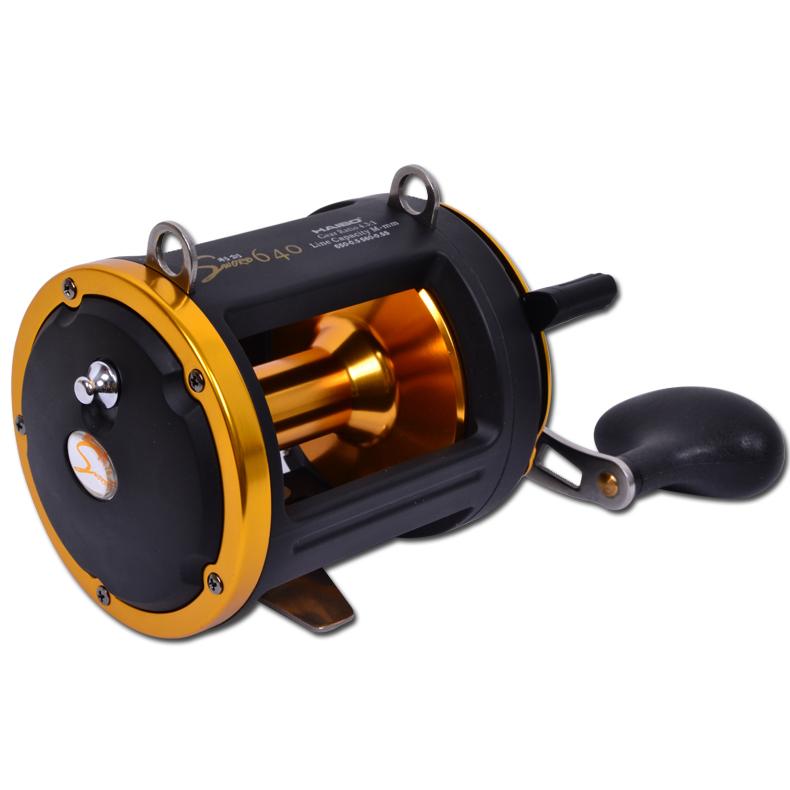Trolling Fishing Reel Wheel Coil Drum 25Kg Max Drag Strong High Tensile  Gear 6BB