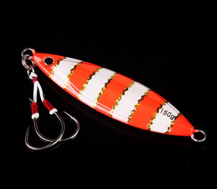 Jigs R Us Sardine Slow Pitch Jig Silver Glow 250g Rigged with Top and  Bottom Dual Assist Hooks